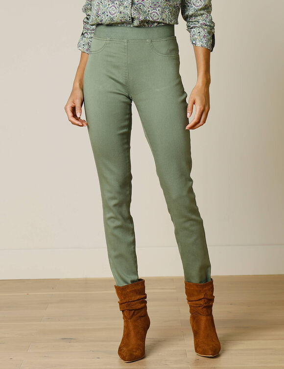 Jegging grande stature - taille élastiquée ultra confort (tilleul) Jegging grande stature - taille élastiquée ultra confort (tilleul)